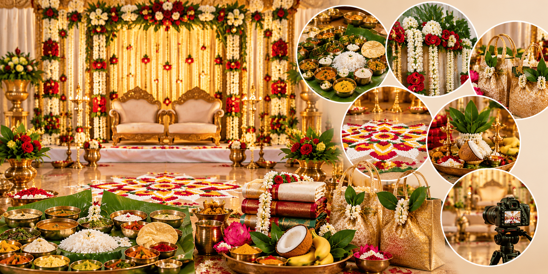customized South Indian engagement services and catering